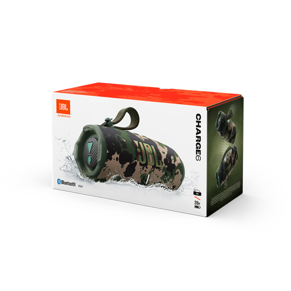 JBL CHARGE 6 SQUAD Hordozható  vízálló  BT hangszóró Terepmintás  