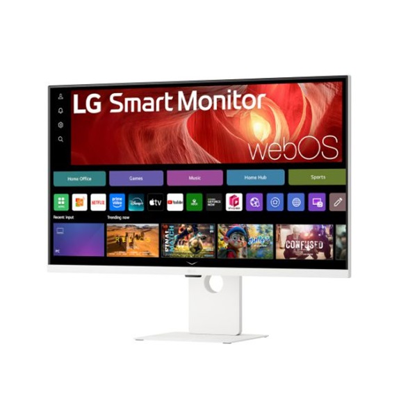 LG 36,5" 37U730SA-W Monitor - 3840x2160, 4K, LED, IPS, Hangszóró, Pivot, Smart, Fehér
