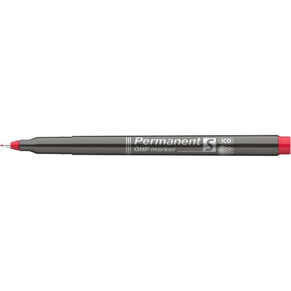 ICO OHP S 0,3mm piros permanent marker