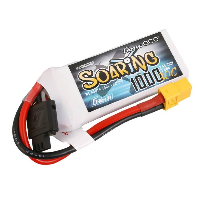 Gens AceG-Tech Soaring 1000mAh 7.4V 30C 2S1P XT60 akkumulátor Gens AceG-Tech Soaring 1000mAh 7.4V 30C 2S1P XT60 akkumulátor