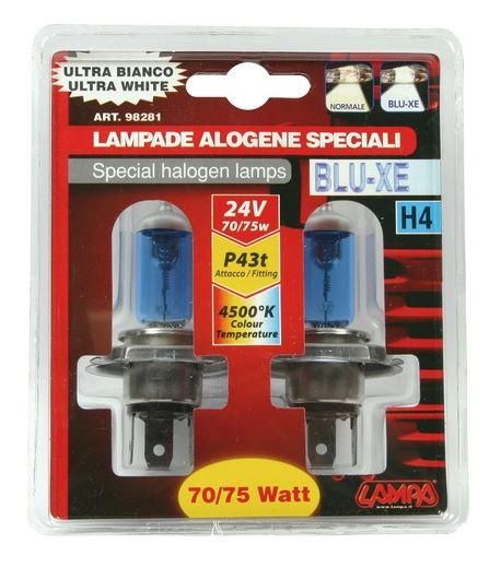 Lampa Blu-Xe 24V H4 izzó - 70/75W, pár (0198281)