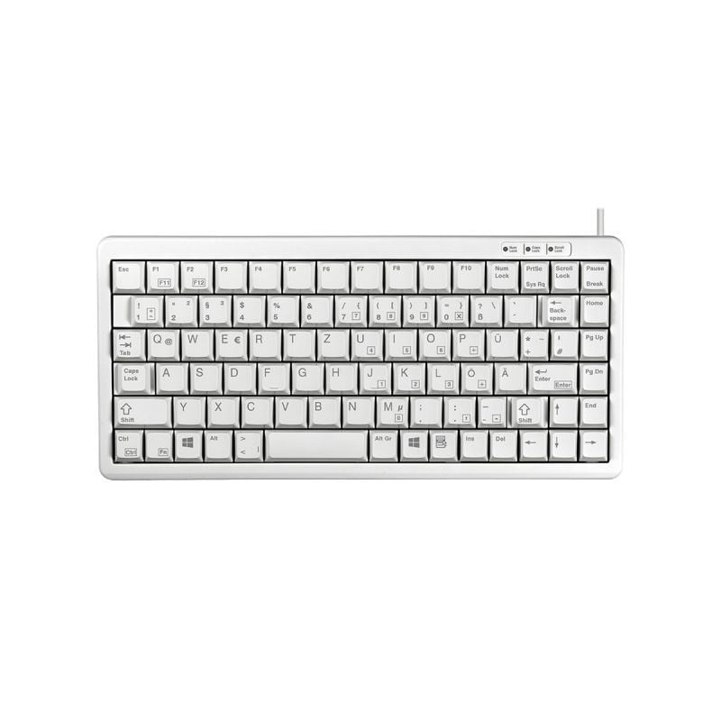 Cherry Compact G84-4100 német billentyűzet világosszürke (G84-4100LCMDE-0)