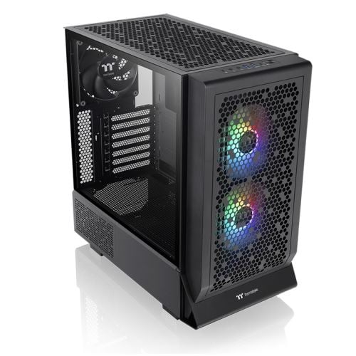 Thermaltake  CA-1Y2-00M1WN-01 Ceres 330 TG ARGB táp nélküli ablakos ház Fekete
