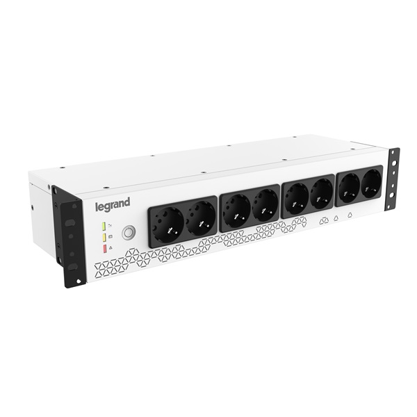 Legrand KEOR uPDU 800VA 19" 8xSCH szünetmentes elosztósor (310332)