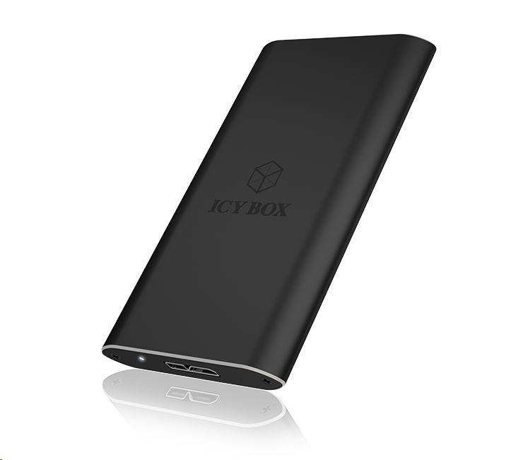 RaidSonic ICY BOX IB-182aMU3 külső mSATA SSD ház fekete