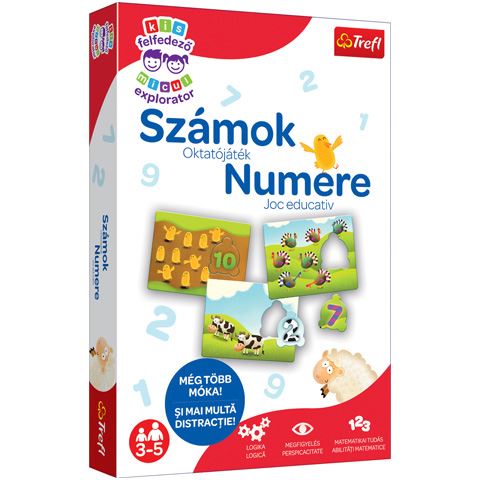 Trefl Kis felfedező: Számok oktatójáték (01982)