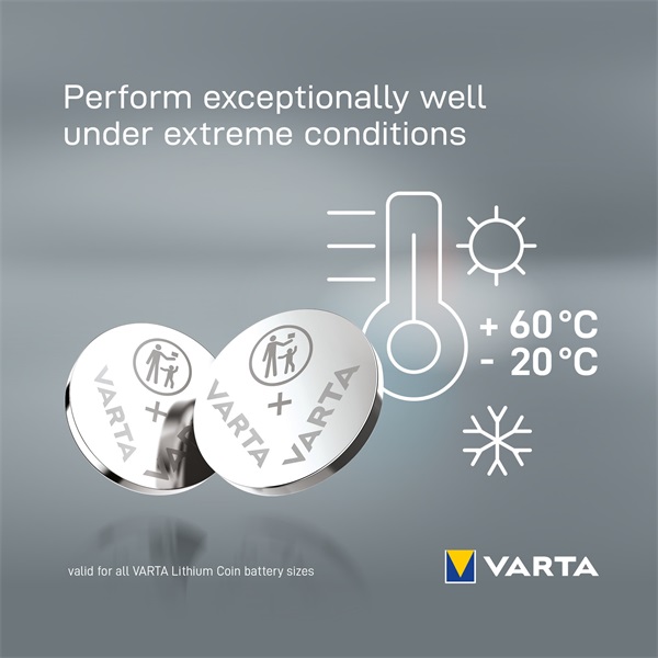 Varta gombelem CR 2016 3V (2db/csomag)  (6016101402)