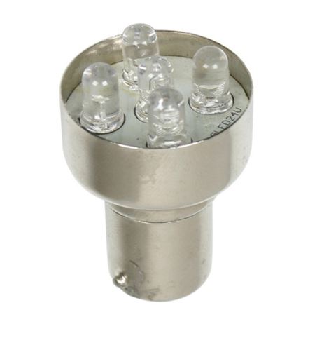 Lampa 24V BA15S (R10W) 5 LED, fehér színű (0198314)