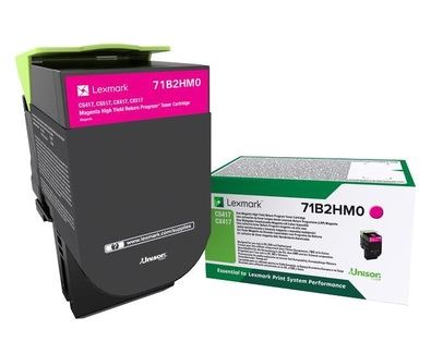 Lexmark CS/CX 417, 517 nagy kapacitású festékkazetta magenta (71B2HM0) Lexmark CS/CX 417, 517 nagy kapacitású festékkazetta magenta (71B2HM0)