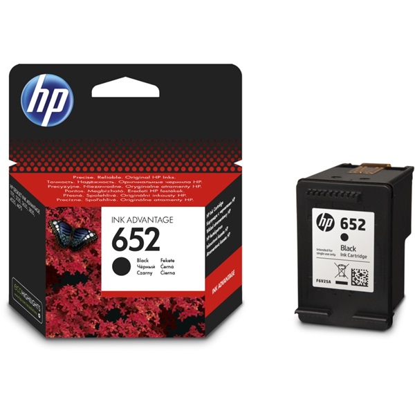 HP 652 fekete tintapatron (F6V25AE) HP 652 fekete tintapatron (F6V25AE)