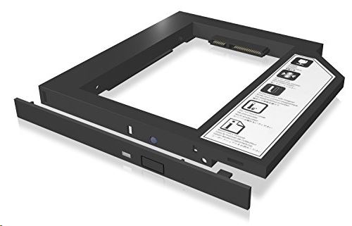 Raidsonic Icy Box beépíthető 2,5" HDD/SSD keret laptopba fekete 9,5mm  (IB-AC640)