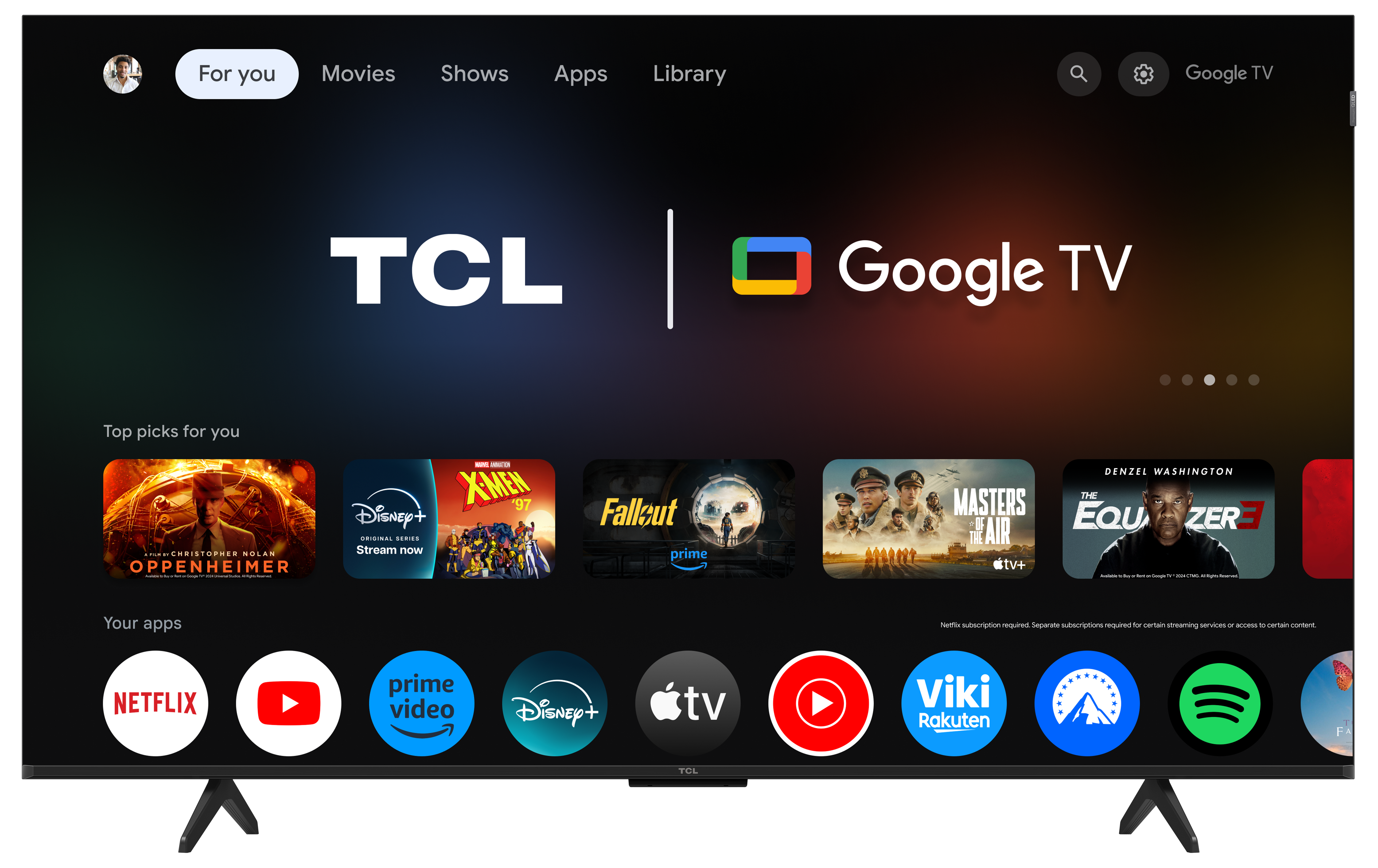 TCL 55P7K Televízió