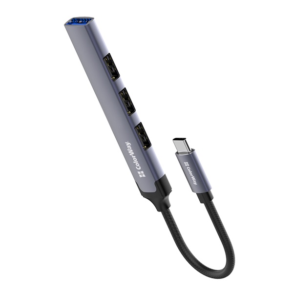 COLORWAY CW-HUB04 USB-elosztó  USB-C 4-B-1 USB2.0X3/USB3.0