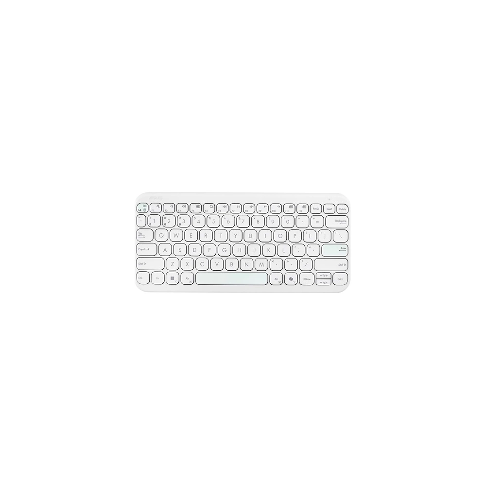 Asus Marshmallow KW100 Copilot Iridescent White rádiós  illentyűzet HU