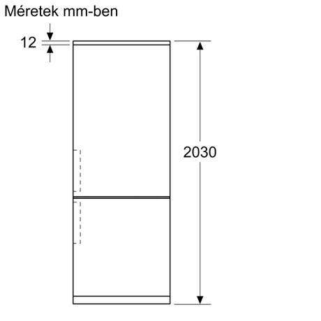Bosch KGN492IAF Alulfagyasztós hűtőszekrény, A energiaosztály, Inox