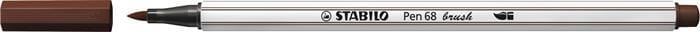 STABILO Pen 68 brush prémium ecsetfilc rugalmas heggyel barna (568/45)