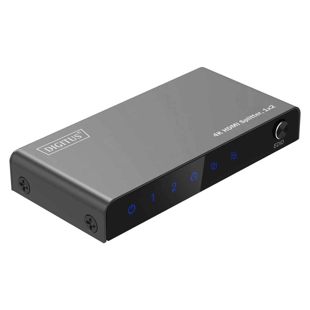 Digitus DS-55336 4K HDMI Splitter 1x2 Fekete