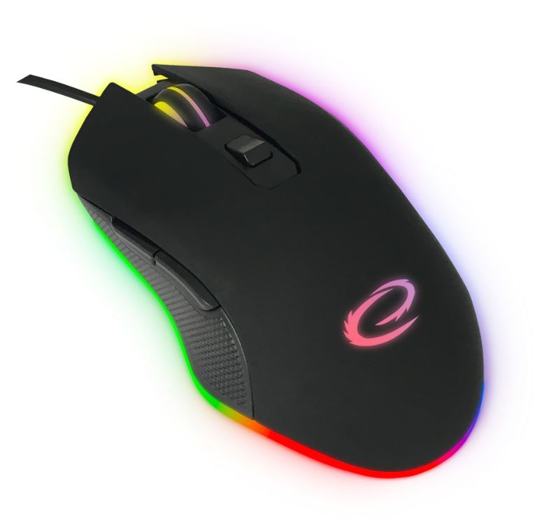 Esperanza EGM302 Nemesis USB Type-C 6D gamer egér RGB fekete 
