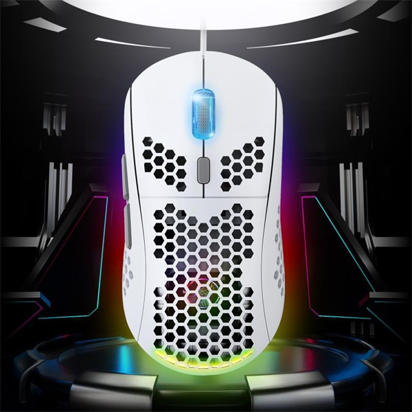 Spirit of Gamer S-PM4 RGB Arctic Egér Fehér 