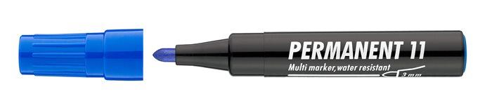 Alkoholos marker, 1-3 mm, kúpos, ICO "Permanent 11", kék (TICP11K) Alkoholos marker, 1-3 mm, kúpos, ICO "Permanent 11", kék (TICP11K)