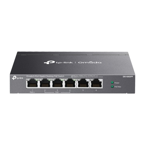 TP-Link DS106GPP 6 port 1Gbps Switch PoE TP-Link DS106GPP 6 port 1Gbps Switch PoE