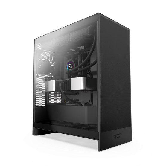  NZXT CM-H72FB-01 Midi   H7 Flow   Matt fekete   Számítógépház
