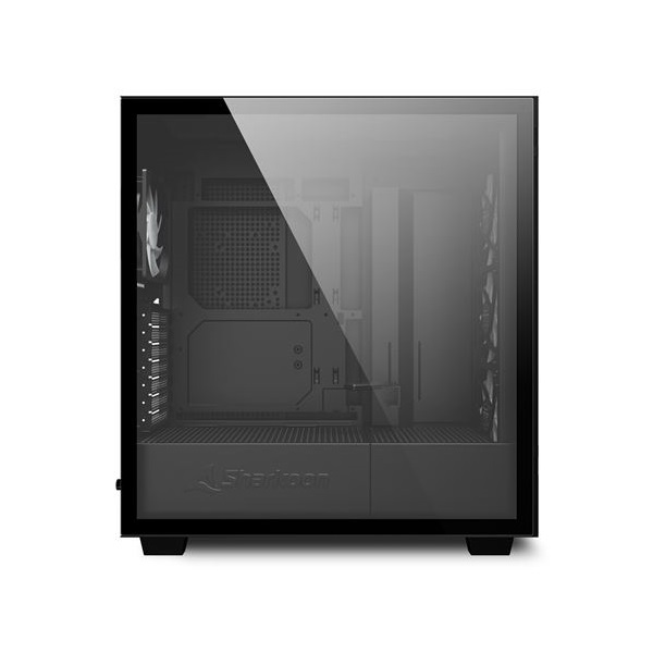 Sharkoon Rebel C50 RGB Fekete ATX RGB ventilátor Számítógépház Sharkoon Rebel C50 RGB Fekete ATX RGB ventilátor Számítógépház