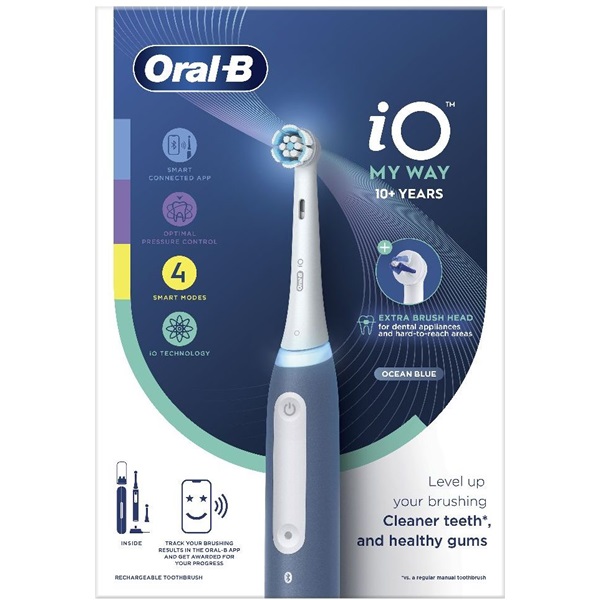 Oral-B iO My Way Ocean Blue elektromos fogkefe pótfejjel