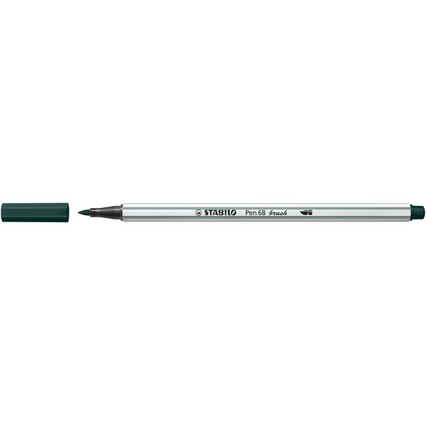 Stabilo Pen 68 brush földes zöld ecsetfilc Stabilo Pen 68 brush földes zöld ecsetfilc