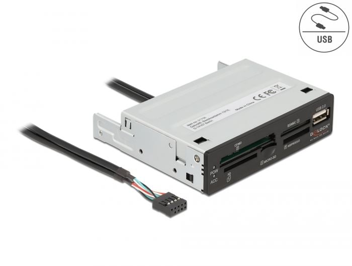 Delock 3.5" kártyaolvasó (91708)