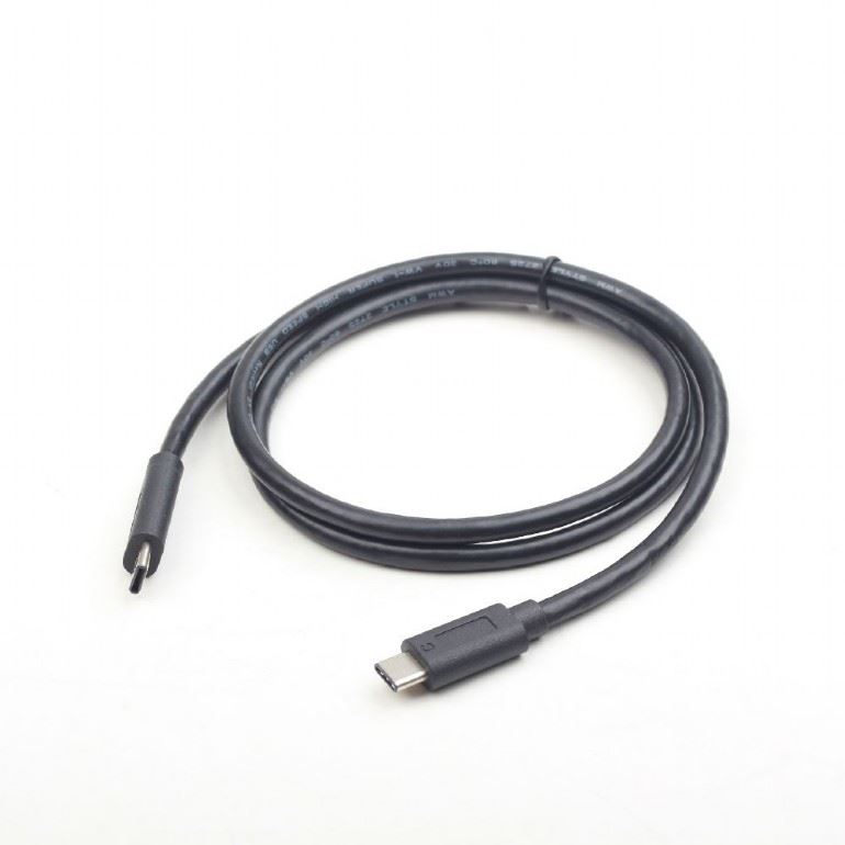 Gembird Cablexpert USB 3.1 Type-C (CM/CM) kábel 1m fekete (CCP-USB3.1-CMCM-1M) Gembird Cablexpert USB 3.1 Type-C (CM/CM) kábel 1m fekete (CCP-USB3.1-CMCM-1M)