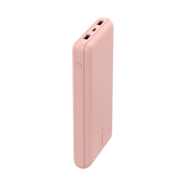 Belkin BoostCharge Power Bank 20000mAh rózsaszín, USB-A - USB-C kábellel (BPB012btRG) Belkin BoostCharge Power Bank 20000mAh rózsaszín, USB-A - USB-C kábellel (BPB012btRG)