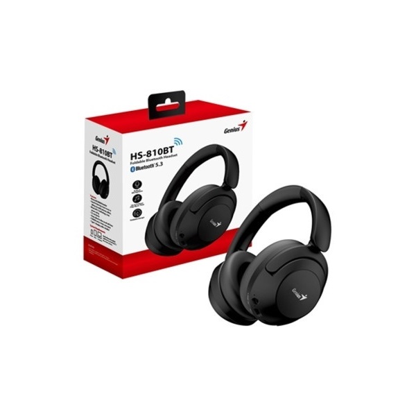 Genius HS-820BT Bluetooth Fejhallgató Fekete