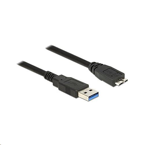 Delock 85071 USB 3.0 Type-A > USB 3.0 Type Micro-B kábel, 0.5m, fekete Delock 85071 USB 3.0 Type-A > USB 3.0 Type Micro-B kábel, 0.5m, fekete