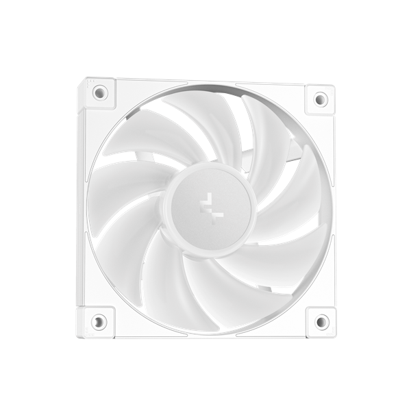 DeepCool CPU Water Cooler  MYSTIQUE 360 WH ARGB max 21dB max. 123,09 m3/h  3x12cm LED kijelző  fehér 