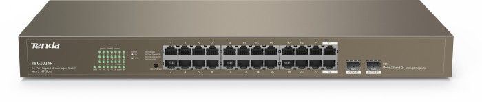 Tenda TEG1024F 24-Port Gigabit Unmanaged Switch Tenda TEG1024F 24-Port Gigabit Unmanaged Switch
