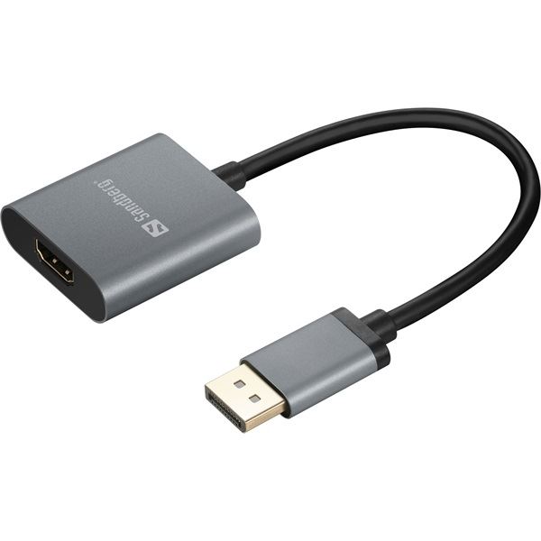 Sandberg DP1.4 > HDMI2.0 4K60 adapter (509-19) Sandberg DP1.4 > HDMI2.0 4K60 adapter (509-19)