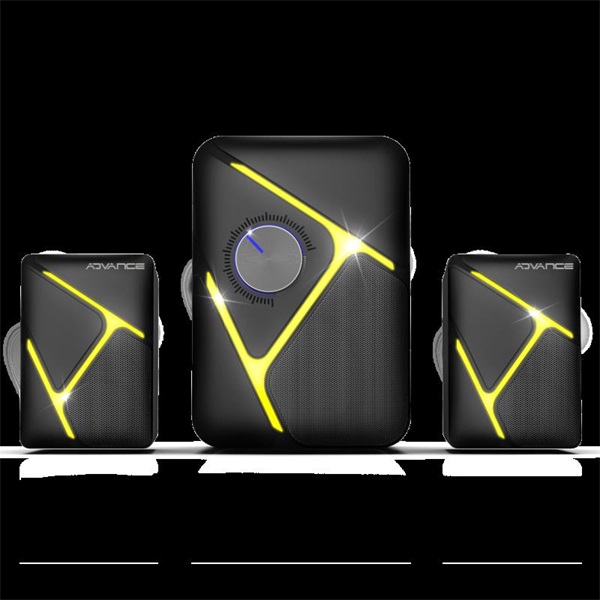 Advance  SOUNDPHONIC RGB 11W RMS BLUETOOTH  2.1, Bluetooth/3,5mm RGB Hangszóró Fekete 