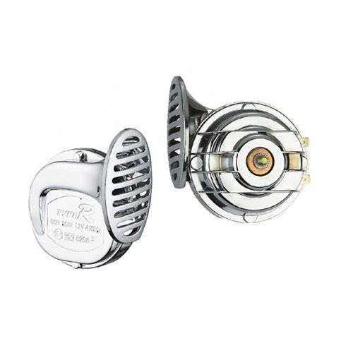 Homasita 12V-os dupla csigakürt króm (56HN613F)