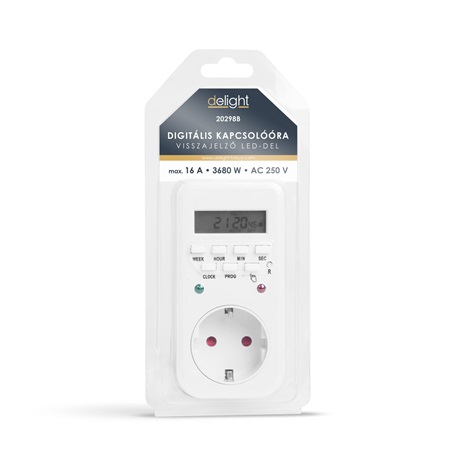 Delight 20298B DIGITÁLIS KAPCSOLÓÓRA Delight 20298B DIGITÁLIS KAPCSOLÓÓRA