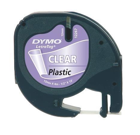 DYMO "Letratag" feliratozógép szalag 12 mm x 4 m víztiszta (GD12268) DYMO "Letratag" feliratozógép szalag 12 mm x 4 m víztiszta (GD12268)