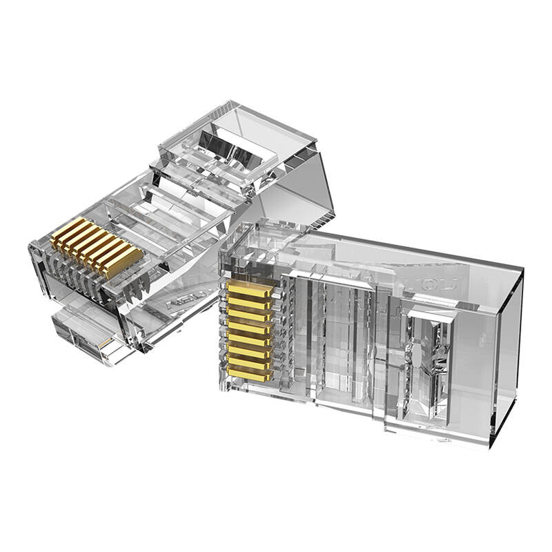 Modular RJ45 Cat.6 UTP Connector Vention IDDR0-10 Transparent 10 pcs. Modular RJ45 Cat.6 UTP Connector Vention IDDR0-10 Transparent 10 pcs.