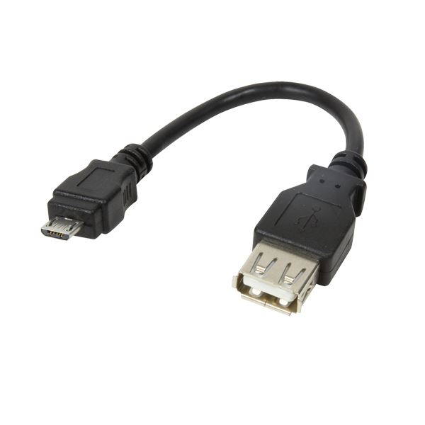 Logilink USB 2.0 micro B apa és USB 2.0 A anya adapter Logilink USB 2.0 micro B apa és USB 2.0 A anya adapter
