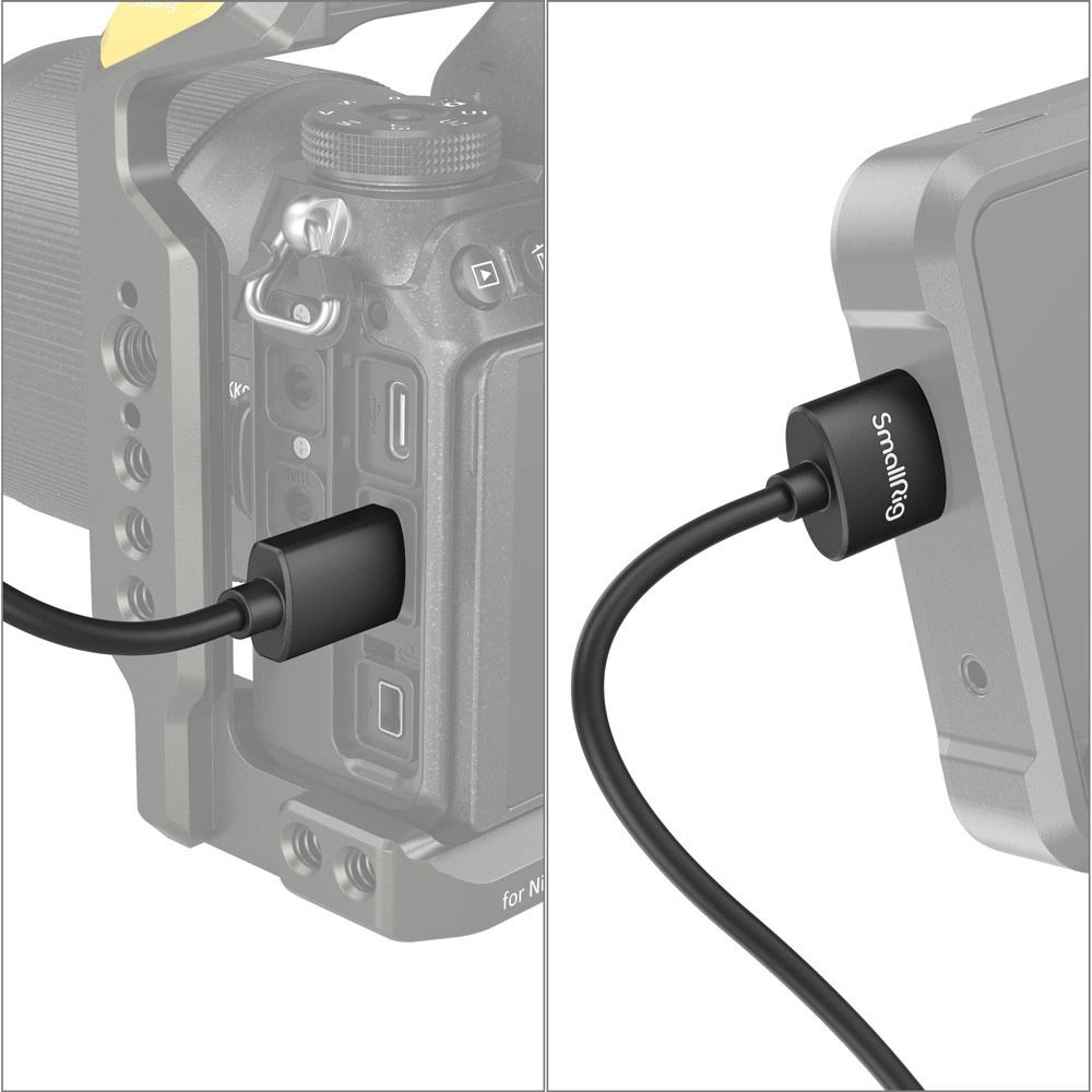 SMALLRIG Ultra Slim 4K HDMI kábel C to A 35cm  