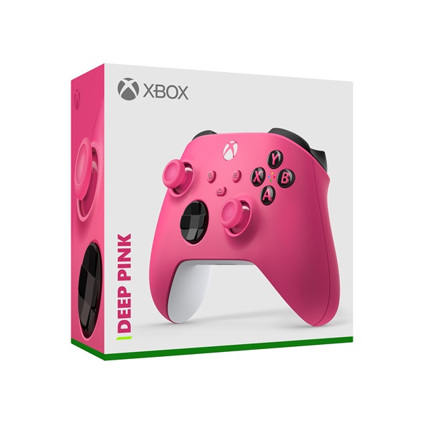 Microsoft Xbox Series X/S Deep Pink vezeték nélküli kontroller rózsaszín-fehér (QAU-00083)