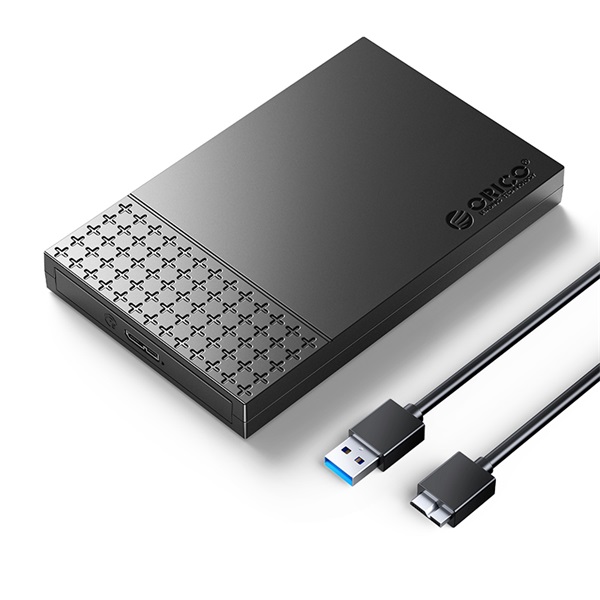 Orico  2526U3-V1-BK  USB-A 3.0, Max. 7-9,5 mm 2.5"   Külső HDD/SSD Ház Fekete 