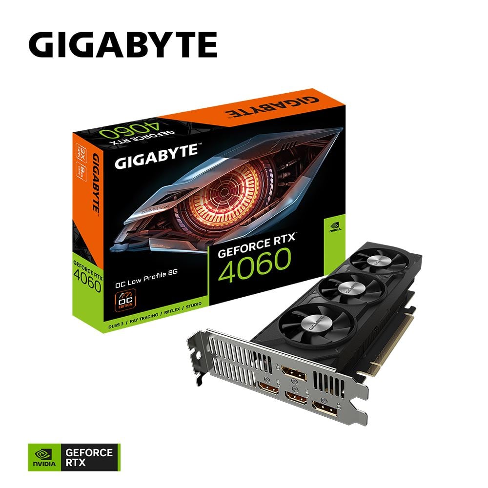 Gigabyte RTX 4060 OC Low Profile 8G Videókártya