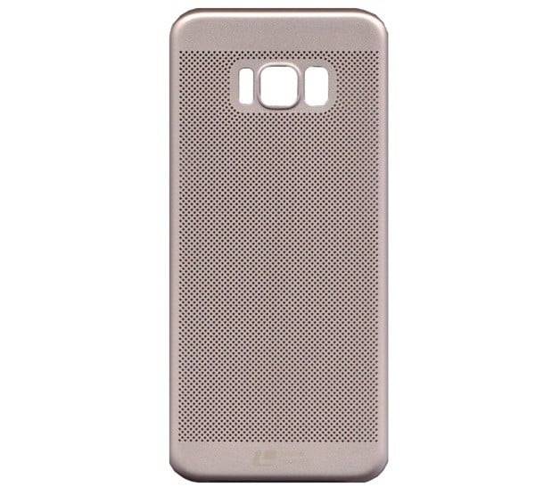 LOOPEE műanyag telefonvédő (lyukacsos minta) ARANY [Samsung Galaxy S8 Plus (SM-G955)]