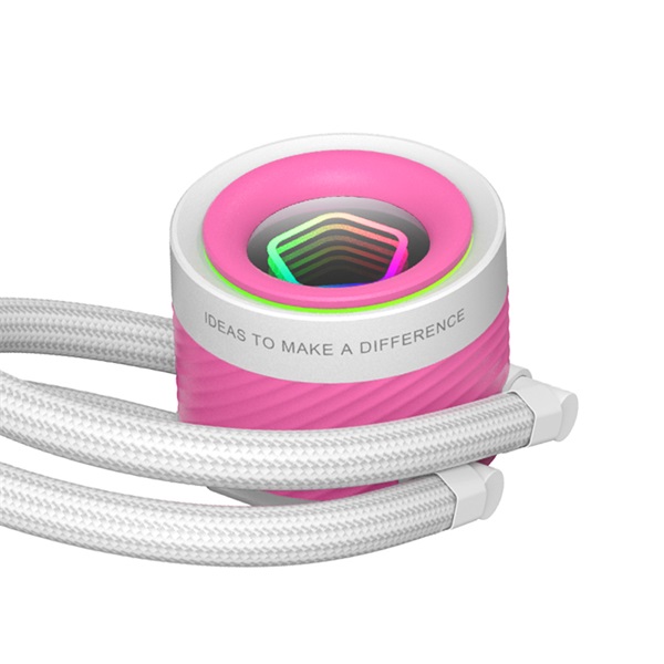 ID-Cooling CPU Water Cooler - FX360 INF PINK (29.9dB; max.132,52 m3/h; 3x12cm, A-RGB, rózsaszín)