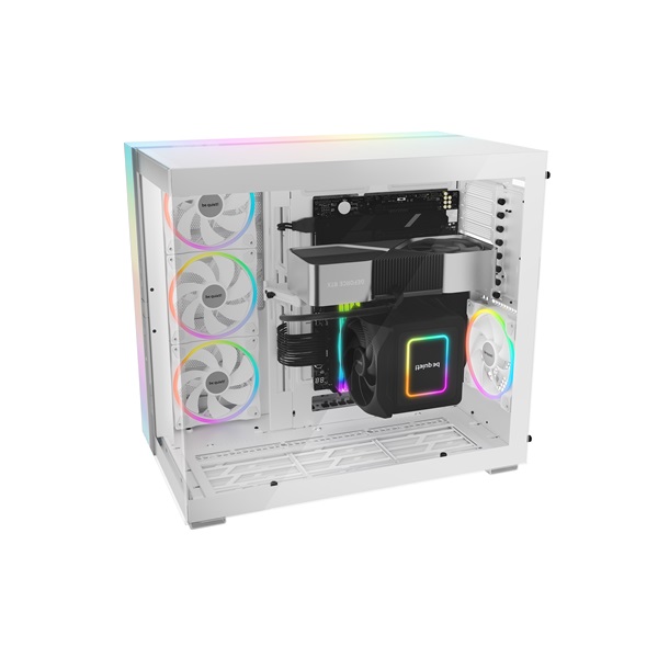 Be Quiet! LIGHT BASE 900 DX White ATX edzett üveg oldallap Számítógépház Fehér Be Quiet! LIGHT BASE 900 DX White ATX edzett üveg oldallap Számítógépház Fehér